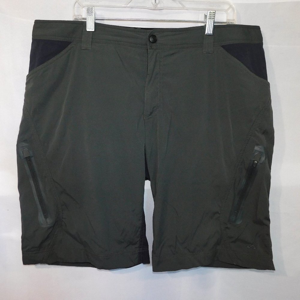 Kathmandu Dark Green Black Hiking Outdoor Shorts Water Repellent Mens 2XL / XXL